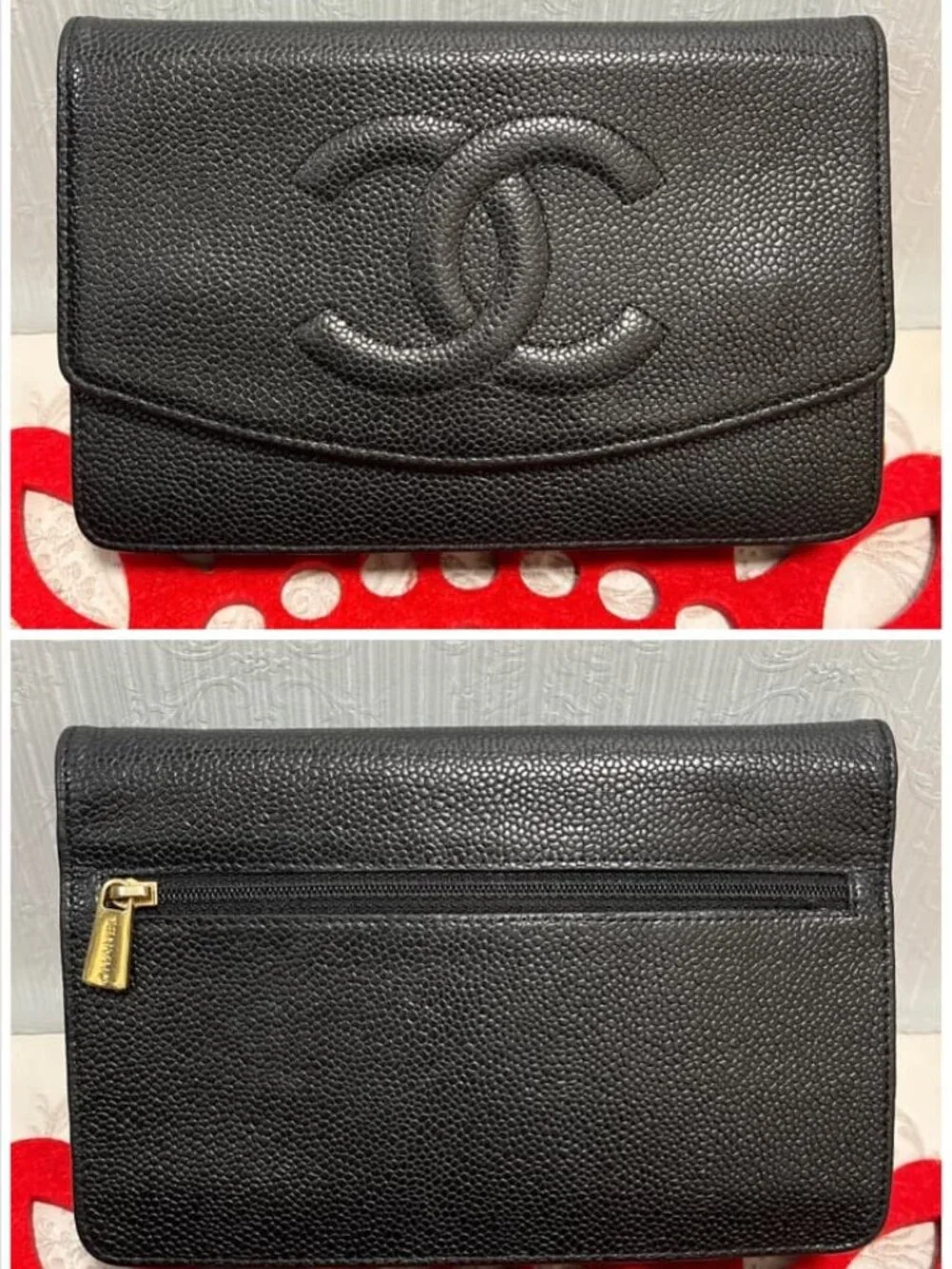 Chanel Quilted Chain Wallet Shoulder